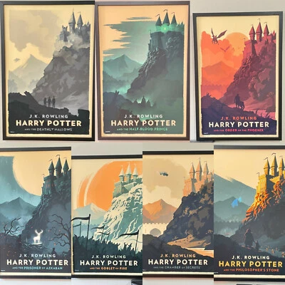 Juego completo Olly Moss Harry Potter a juego # póster edición limitada impresión Rowling Foto 1 de 4