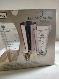 New Vintage Libbey 3 pc Bar Mixing set - Picture 1 of 3