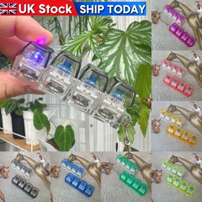 LED Keyboard Fidget Clicker Toy Decompression Keychain  For Adults - Image 1 of 4