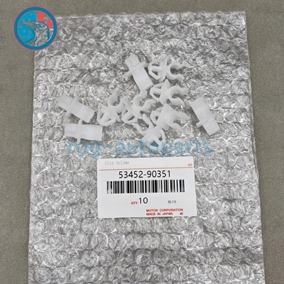 OEM New 10× Hood Support Prop Rod Clip Holder 53452-90351 For Toyota 4Runner Foto 1 de 4