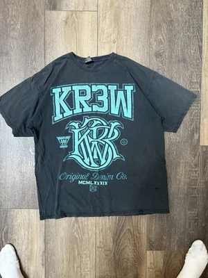 Crazy состаренный джинсовой ткани компании футболка - Изображение 1 из 4