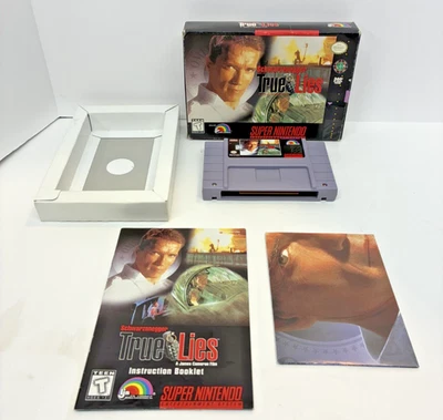 SNES: True Lies *COMPLETE W/POSTER & FREE SHIPPING* - Image 1 of 4