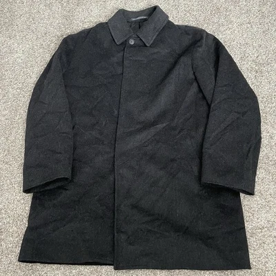 Nautica Wool Coat Mens 2XL 50 L Charcoal Gray Single Breasted Peacoat Car EUC - Image 1 of 4