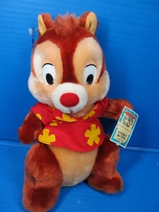 VINTAGE APPLAUSE PLUSH CHIP & DALE RESCUE RANGERS - DALE 1980s 12" W/Tag - Picture 1 of 10