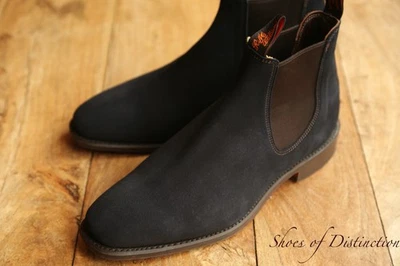 R.M. Williams Blue Suede Chelsea Boots Shoes UK 9 H US 10 EU 44 - Изображение 1 из 4