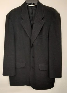 Perry Ellis Men's Wool Blend 3-Button Black Size 38S Sport Coat - Picture 1 of 5