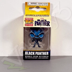 Funko Pocket Pop! Keychain – Black Panther | Bobblehead Vinyl Figure Keychain - Picture 1 of 9