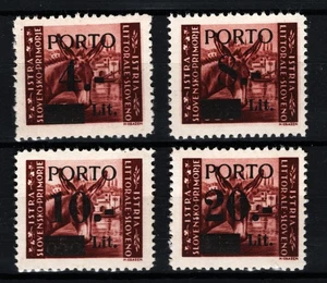 Jugoslawien - Slowenien 1945/6 Istrien Aufdruck PORTO MNH (Lot 31) - Bild 1 von 1