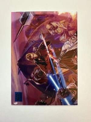 2024 Star Wars Galaxy ~ ANAKIN SKYWALKER'S REVENGE #7 Blue Refractor /150 - Image 1 of 2