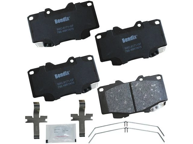 前刹车片套装适用于 2001 - 2002 年丰田 4Runner VX129JR — 第 1/1 张图片