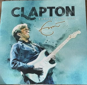 2025 ERIC CLAPTON OFFICIAL TOUR BOOK PROGRAM GUITAR ROCK N ROLL CONCERT MSG - Bild 1 von 4