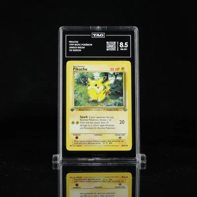 pikachu 60/64 jungle 1st edition tag 8.5 psa - Image 1 of 2