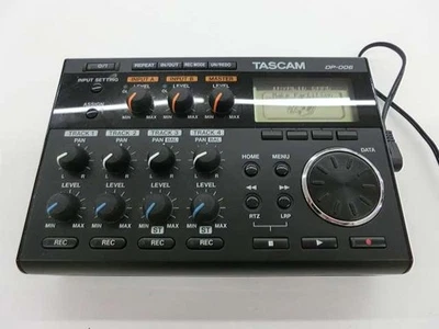 TASCAM DP-006 6-Track Digital Multitrack Recorder MTR Pocketstudio Black - Image 1 of 4