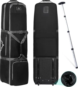 Bolsa de Viaje de Golf con Varilla de Soporte Ajustable, 900D Tela Oxford de Alta Resistencia Golf - Imagen 1 de 11