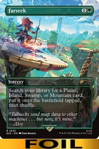 1x - Farseek - FOIL BORDERLESS #2222 - Secret Lair: Playstation - NM MTG - Picture 1 of 1
