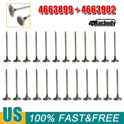 For 98-10 Dodge Stratus Magnum Chrysler 2.7 DOHC Intake Exhaust Valves 100% New Foto 1 de 4