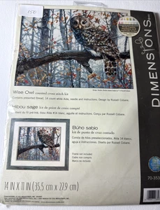 NEW Dimensions Cross Stitch Kit 70-35311 – Wise Owl Bird Design - Picture 1 of 4