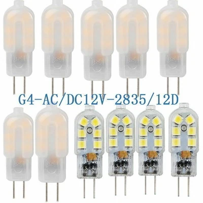 10X G4 LED Lampe DC/AC 12V 5W Stiftsockel Leuchtmittel SMD Kaltweiß Warmweiß - Bild 1 von 4
