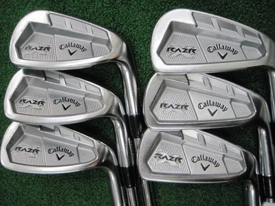 Callaway RAZR X FORGED Iron Set 5-P 6pcs RIFLE PROJECT X FLIGHTED/6.0 #BD06013 - Image 1 of 4