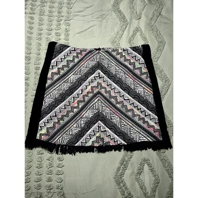 Mirando las estrellas Volantes Tejido Festival Vaquera Hada Grunge Mini Falda Pequeña Foto 1 de 4