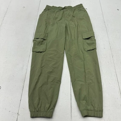Pantalones de chándal antiguos azul marino verde oscuro con cordón de carga con bolsillos para niñas talla XL (14-16) Foto 1 de 4