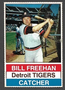 1976 HOSTESS #6 Bill Freehan DETROIT TIGERS ( Full Lines ) EX-MINT B - Picture 1 of 2