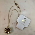 Charming Charlie | Nwt Gold-tone Holiday Bow Necklace