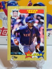 2022 Topps Series 2 Javier Baez (1987 Retro Throwback AS) Chicago Cubs