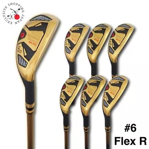 MUTSUMI HONMA Club MH030 Utility Hybrid Iron #6 Flex-R Graphite Shaft Right Hand - Picture 1 of 9