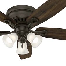 Hunter Fan 52 inch Bronze Finish Ceiling Fan with Light Kit & Remote Control