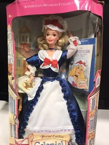 1994 Mattel Colonial Barbie Doll  American Stories Special Edition  - Picture 1 of 2