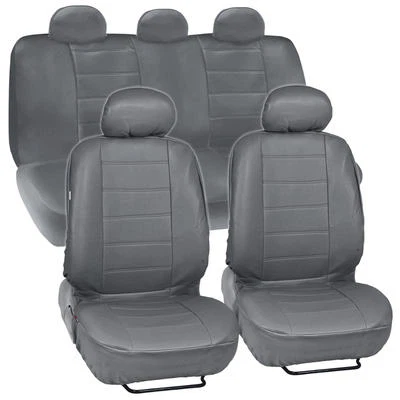 Juego completo de funda de asiento de auto de cuero gris ProSyn para Ford Focus Foto 1 de 4
