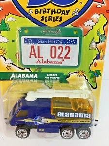 Matchbox Across America 50th Birthday Series ALABAMA Airport Fire Pumper - #022 - Picture 1 of 3