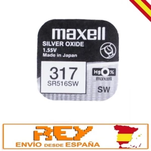 Pila Botón / Moneda Original MAXELL 317 (sr516sw) 1,55 VOLTIOS Blister b37 - Imagen 1 de 3