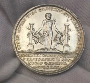 Medalla. 1816. Cádiz. Boda de Fernando VII e Isabel de Portugal. INTERESANTE. - Bild 1 von 6