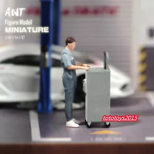 1/87 Reparador Operación Escena Prop Minitures Muñeca Figuras Para Coches Vehículos Juguete - Imagen 1 de 4
