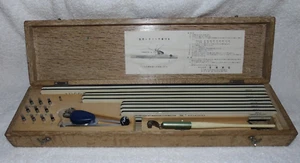 Juego de dibujo Tamaya & Co LTD Japón completo en estuche de madera 9 reglas diferentes - Imagen 1 de 19