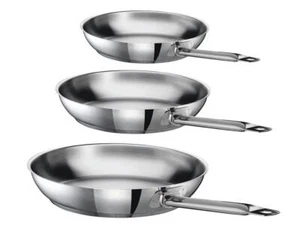Gastro SUS Bratpfannen Brat Pfanne SET Industar Schulte Ufer Ø 20 + 24 +28 cm  - Bild 1 von 5