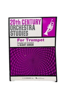 Tromba studi orchestrali XX secolo ottone Gilbert Johnson libro musica Schirmer - Foto 1 di 8