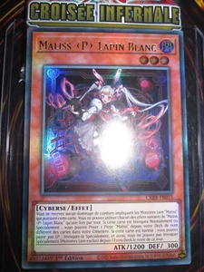 YU-GI-OH! UR FRANCAIS MALISS P LAPIN BLANC CRBR-FR015 MINT NEUF EDITION 1 - Picture 1 of 4