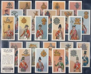 BOOTH (TEA)-FULL SET- BADGES & UNIFORMS FAMOUS BRITISH REGIMENTS 1967 (25 CARDS) - Picture 1 of 1