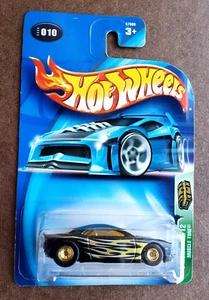 Hot Wheels MUSCLE TONE 2003 TREASURE HUNT #10/12 1:64 57009 GOLD DD REAL RIDERS! - Picture 1 of 17
