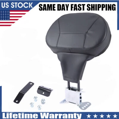 Plug-in Driver Backrest Pad Fit For Harley Road Street Glide 2009-2023 2024 2025 - Image 1 of 4