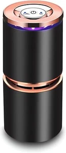 Mini USB Air Purifier for Car, Office, Small Room, Super Quiet with LED Light - Picture 1 of 7