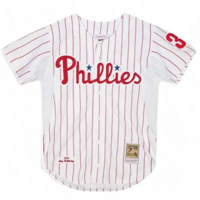 Camiseta Mitchell & Ness MLB auténtica para hombre Phillies 2010 Roy Halladay Foto 1 de 3