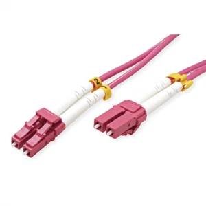 LWL-Kabel 50/125µm OM4, LC/LC, violett, 0,5 m - Bild 1 von 1