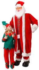 SANTA PROP 6FT LIFE SIZE ANIMATED DANCING SINGING FATHER CHRISTMAS DECORATION