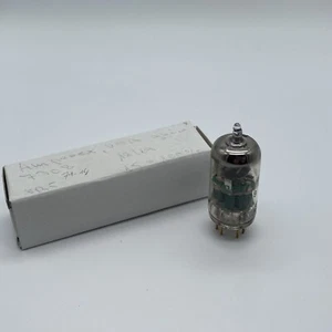 Amperex JAN 7308 = E188CC Gold Pins Audio Röhre Preamp Tube NOS Green Label - Bild 1 von 7