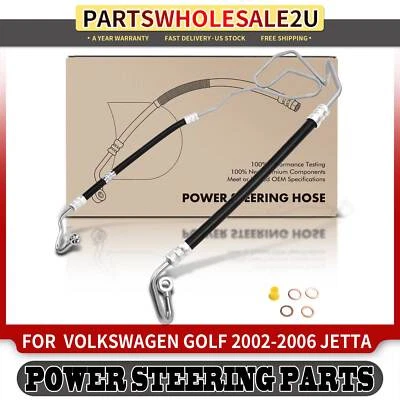 Power Steering Pressure Line Hose Assembly for Volkswagen Golf 02-06 Jetta 02-05 - Image 1 of 4