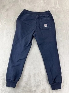 100% AUTHENTIC MONCLER Navy Jogger Sweatpants KIDS 6 anni CLEAN 🧼🔥 - Picture 1 of 14